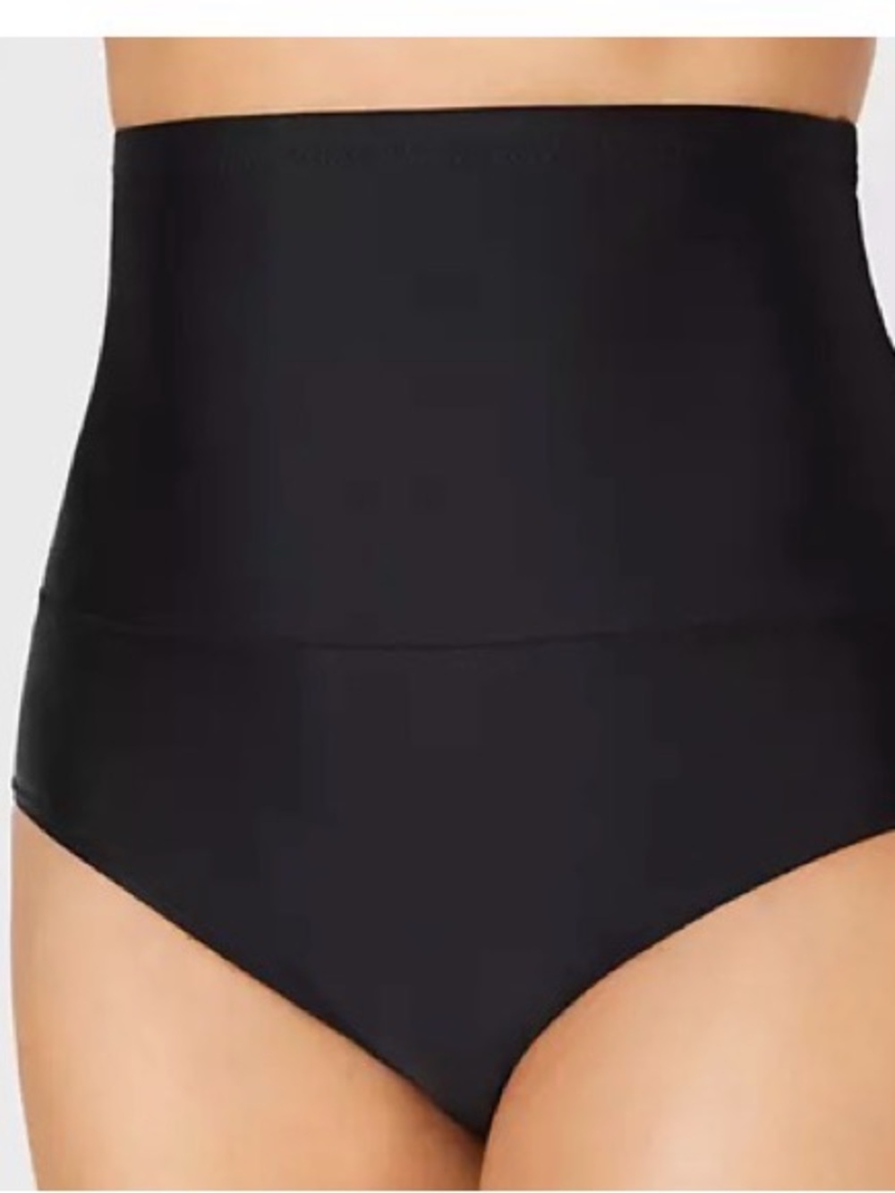 Island Escape High-Waist Shaping Swim Briefs - Black